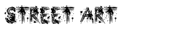Street Art font preview